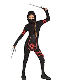 Ninja Kriegerin Kinderkostüm
