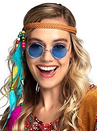Occhiali hippie blu