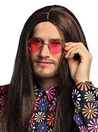 Occhiali hippie rosa