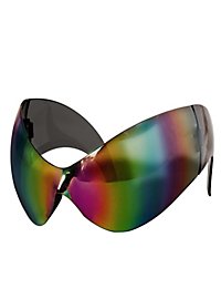 Occhiali Carnevale Uomo KAHEIGN 6Pz Occhiali Da Sole In Plastica Jumbo Occhiali Da Festa Colorati Occhiali Da Sole Con Otturatore Per Costume Da Spiaggia Costume Da Festa Occhiali Minions - 4
