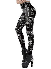 Occult Print Leggings