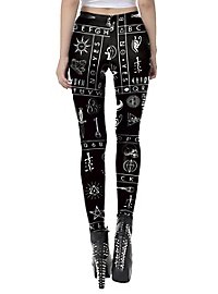Occult Print Leggings