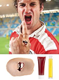 Offener Bruch Latexapplikation
