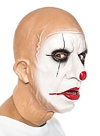 Old clown mask made of foam latex