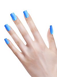Ombre Fingernägel neonblau