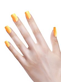 Ombre Fingernails neonorange
