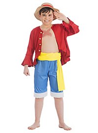 One Piece – Monkey D. Luffy Kostume til Børn
