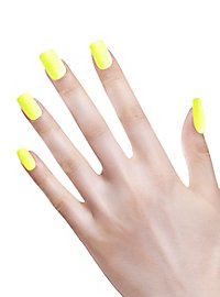 Ongles Ombre jaune fluo