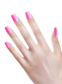 Ongles Ombre rose fluo
