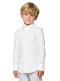 OppoSuits Boys White Knight Camisa Para Niños