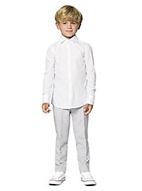 OppoSuits Boys White Knight Kinder Hemd