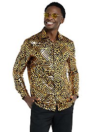 OppoSuits Golden Geo Star Hemd
