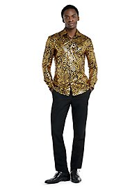 OppoSuits Golden Geo Star Hemd