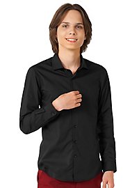 OppoSuits Teen Black Knight Hemd für Jugendliche