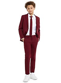 OppoSuits Teen Blazing Burgundy Anzug für Jugendliche