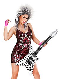 Oppustelig Guitar Zebramønster