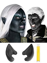 Orecchie drow applicate in lattice