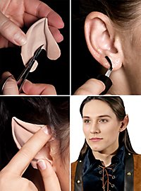 Prothèse en latex Oreilles d'elfe de la forêt