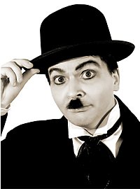 Overskæg Charlie - Professionelt Overlæbeskæg Med Ægte Hår Andel