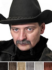 Overskæg Cowboy Med Ægte Hår Andel