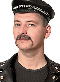 Overskæg Macker Med Ægte Hår