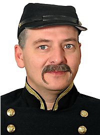 Overskæg Macker Med Ægte Hår