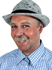 Overskæg Wilhelm Med Ægte Hår