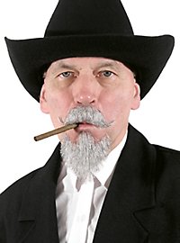 Overskæg Wilhelm Med Ægte Hår