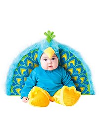 Påfugl Babykostume