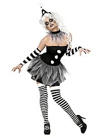 Paintomime horror clown costume for women