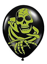 Palloncini scheletro neon 8 pezzi