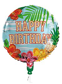 Palloncino in foil Happy Birthday Hawaii