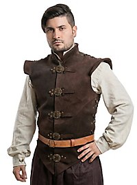 Costume Cavaliere Medievale Uomo – Armatura Falsa Maglia, Tunica E Cintura Vichinga Per Halloween