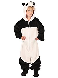 Panda costume jumpsuit for children