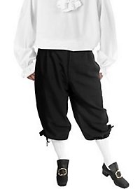 Pantalón Hasta La Rodilla Negro