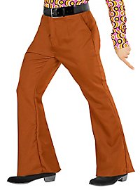 Pantalon homme années 70 marron