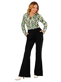 Pantaloni da donna anni '70 neri