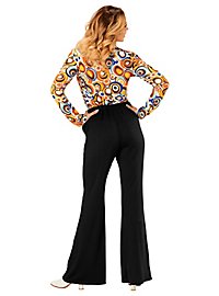Pantaloni da donna anni '70 neri