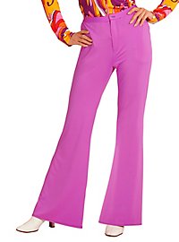 Pantaloni da donna anni '70 viola