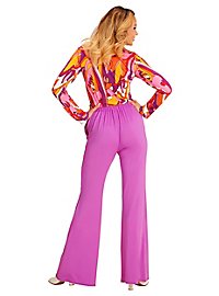 Pantaloni da donna anni '70 viola