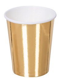 paper cup gold 6 pieces