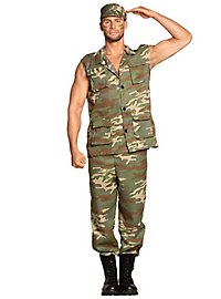 Smi Karneval Kostüm Zubehör Stirnband Militär Camouflage für Soldat 