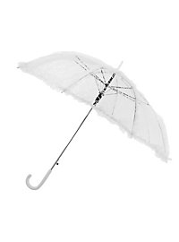 Parapluie en dentelle blanche