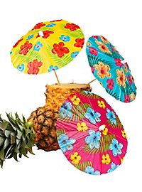 Parapluies de cocktail des mers du Sud 6 pièces