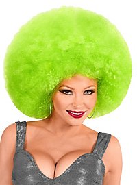 Parrucca afro XXL verde