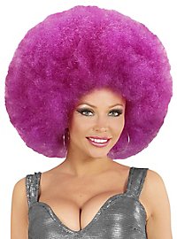 Parrucca Afro XXL viola