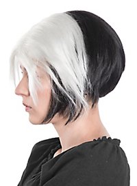 Parrucca Anime bianco-nera