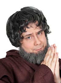 Parrucca da monaco con tonsura