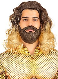 Parrucca di Aquaman con barba