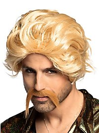 Parrucca e barba bionda da macker